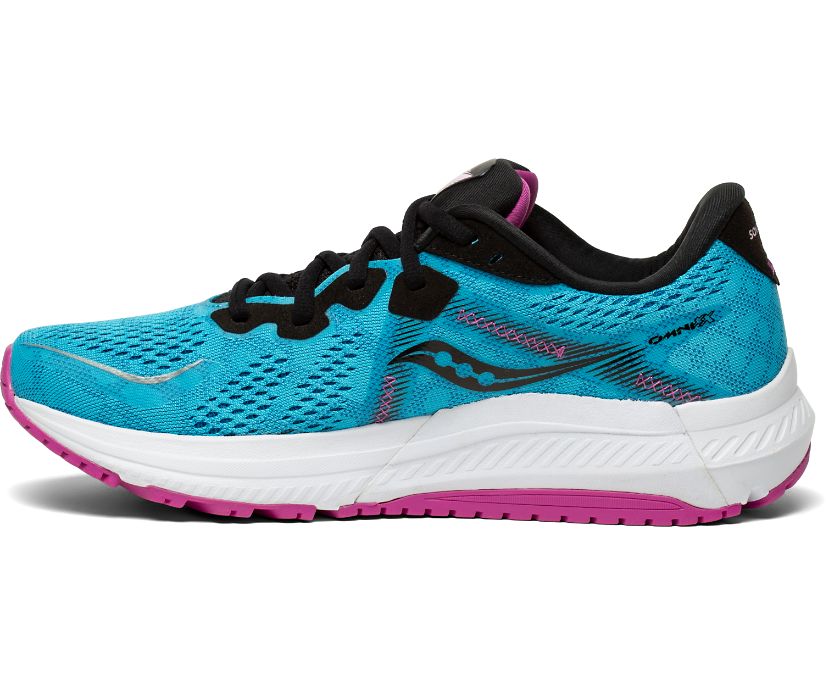 Saucony Omni 20 Women's Running Shoes Blue / Black | Canada 179VRWD